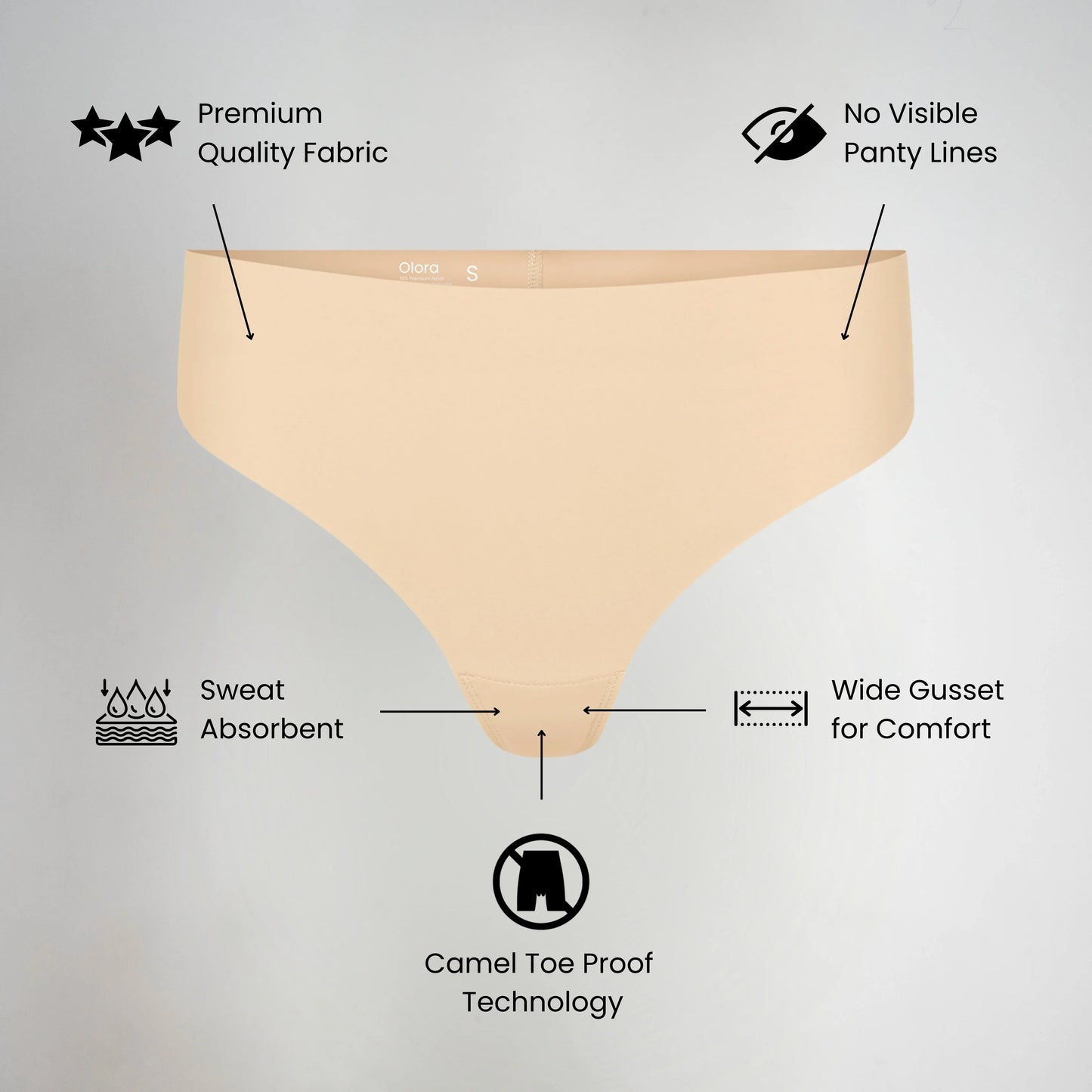 Camel Toe Cover Thong